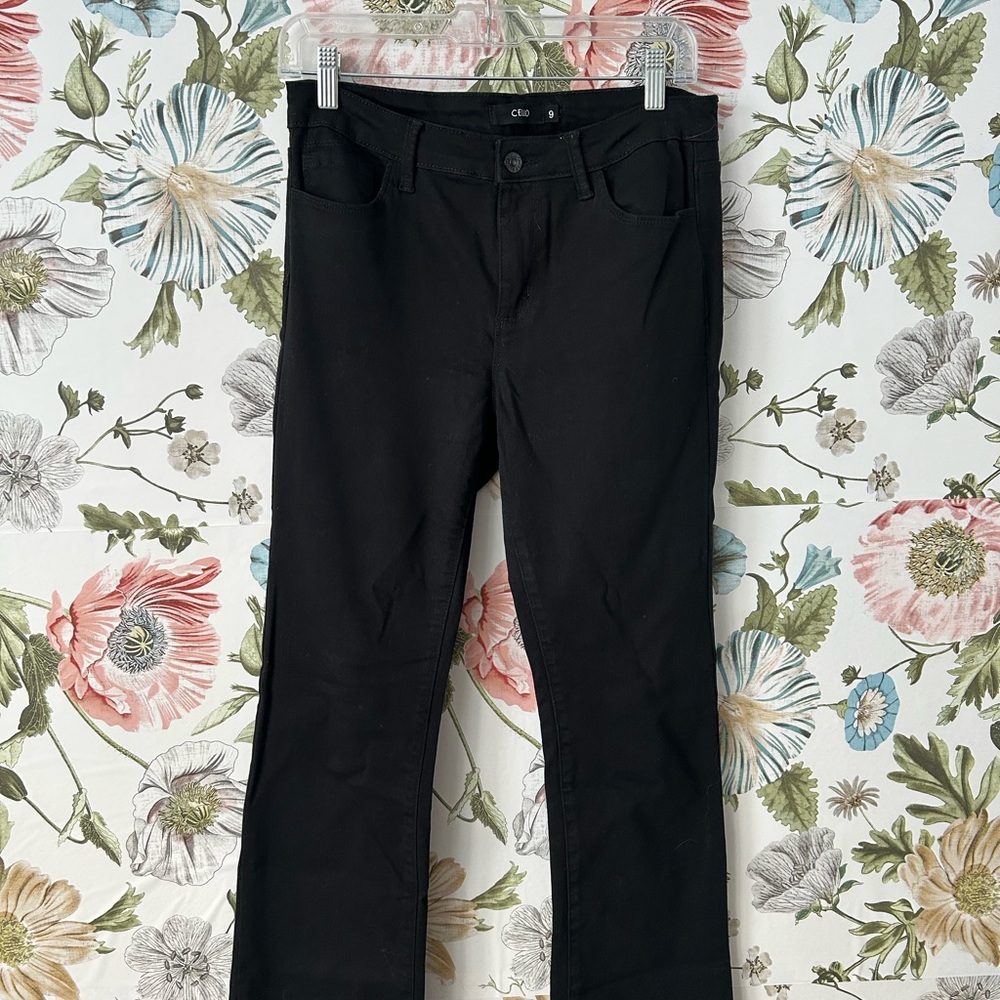 Cello Black Jeans | Size 9 | Straight Leg